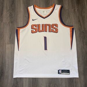 Nike Phoenix Suns Devin Booker Basketball Jersey Sz 2XL (56) NBA White Dri-Fit
